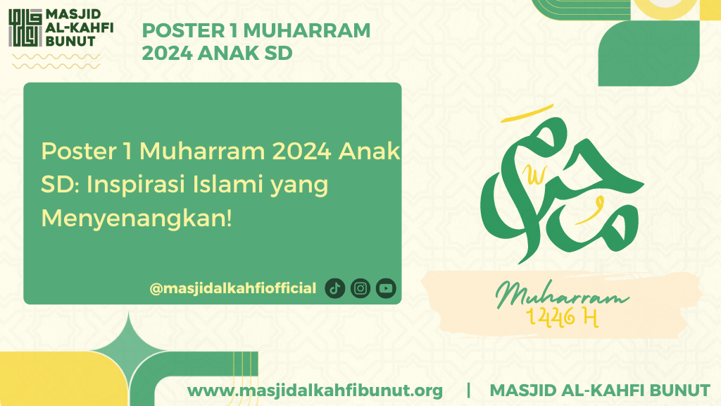 Poster 1 Muharram 2024 Anak SD