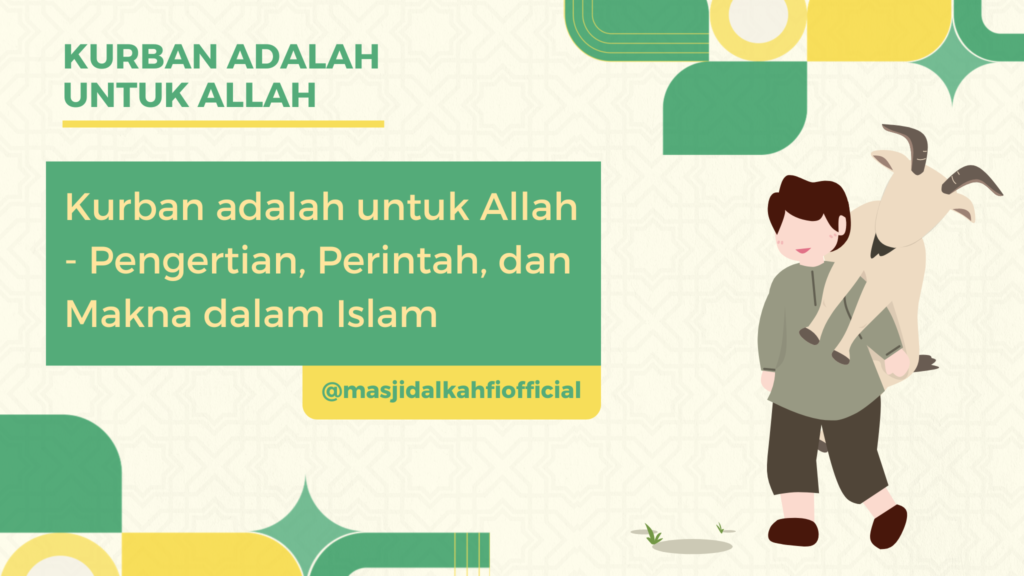 Kurban adalah untuk Allah