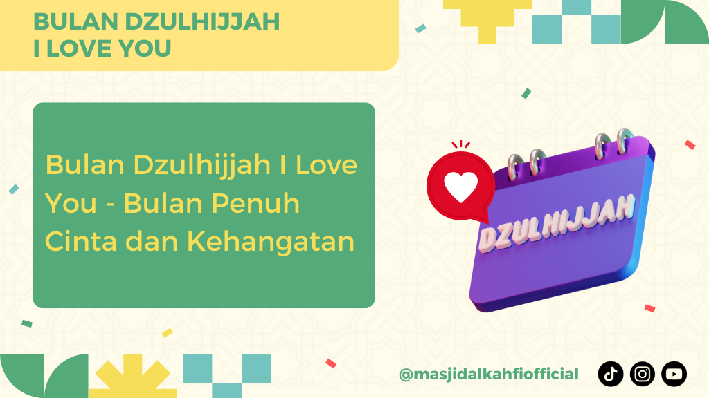 Bulan Dzulhijjah I Love You