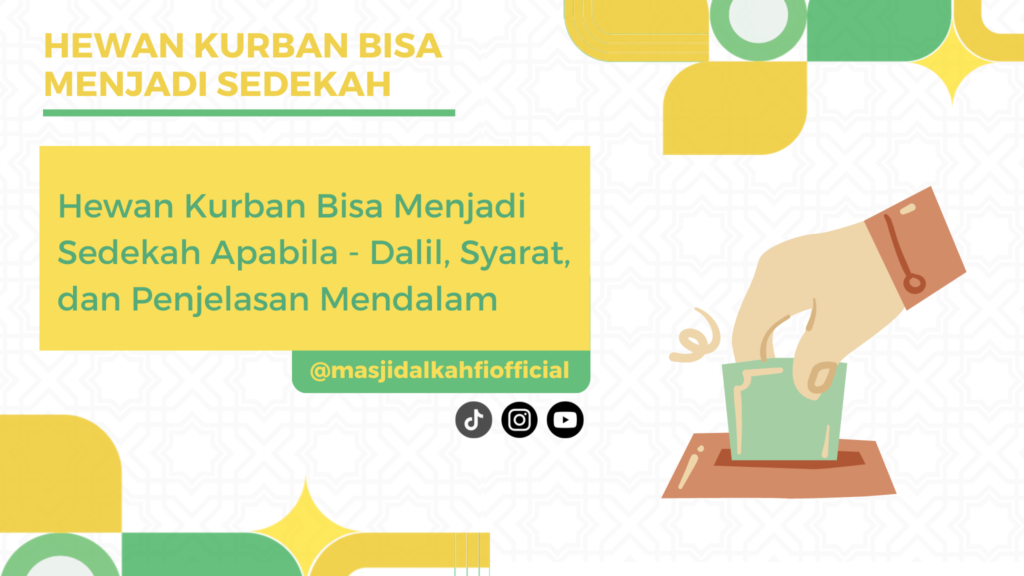 Hewan Kurban Bisa Menjadi Sedekah