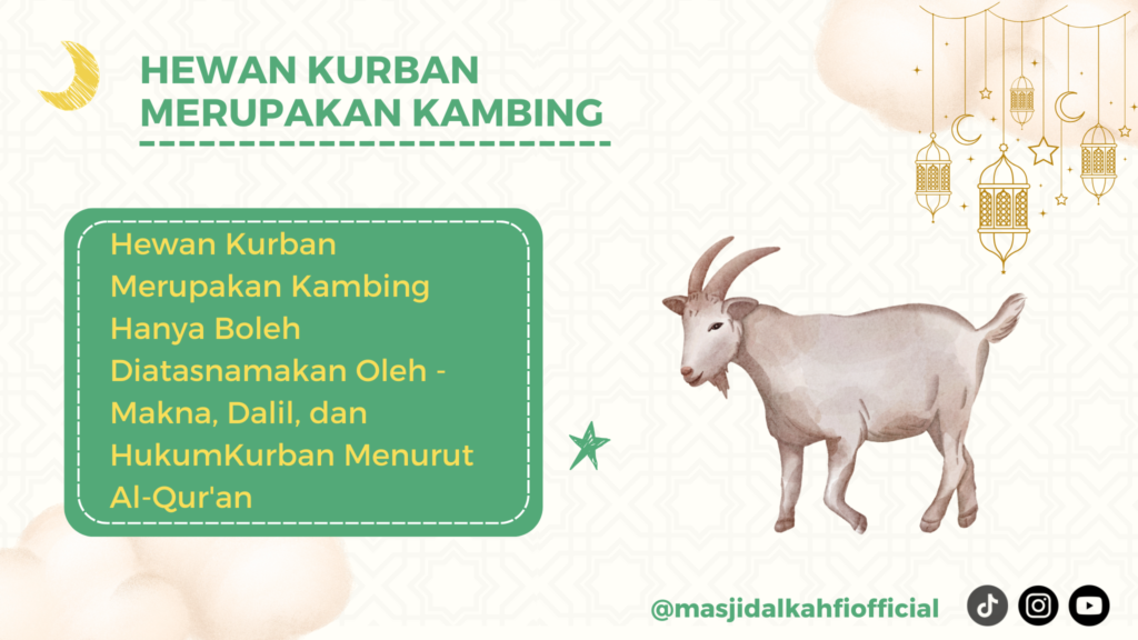 Hewan Kurban Merupakan Kambing