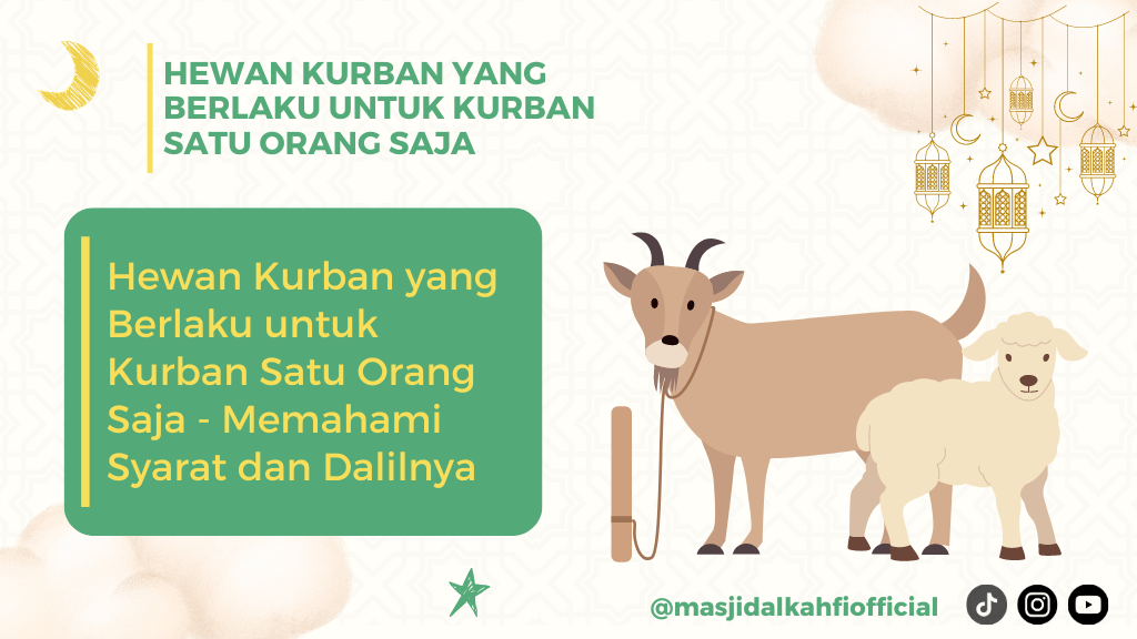 Hewan Kurban yang Berlaku untuk Kurban Satu Orang Saja