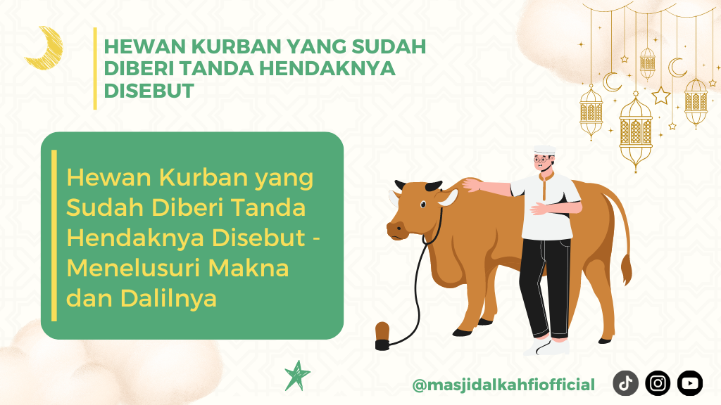 Hewan Kurban yang Sudah Diberi Tanda Hendaknya Disebut