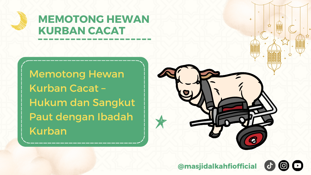 Memotong Hewan Kurban Cacat