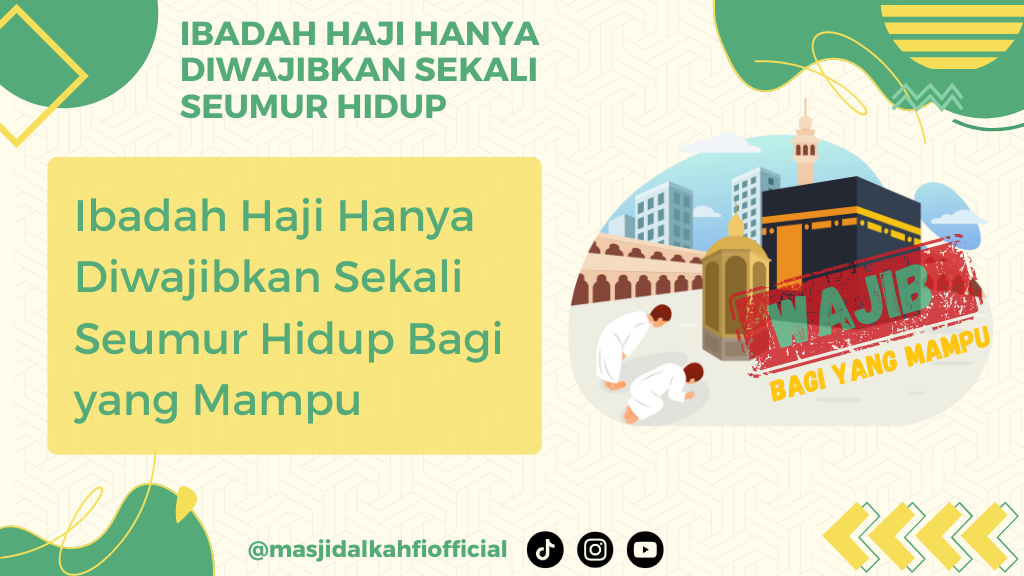 Ibadah Haji Hanya Diwajibkan Sekali Seumur Hidup