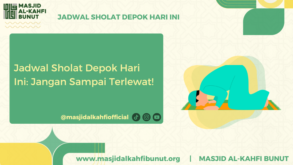 Jadwal Sholat Depok Hari Ini