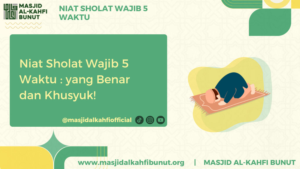 niat sholat wajib 5 waktu